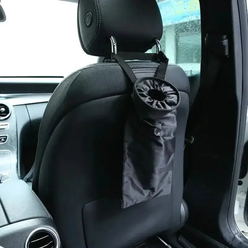 Universal Leakproof Car Trash Can – Portable Hanging Auto Garbage Bin