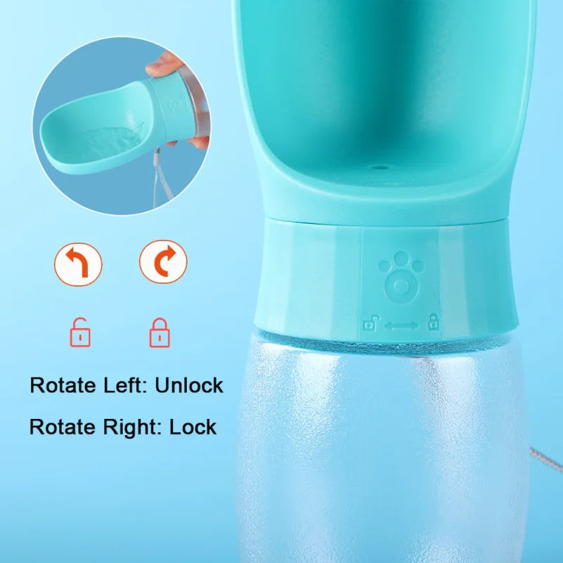 TravelPaw™ 2-in-1 Portable Dog Water Bottle
