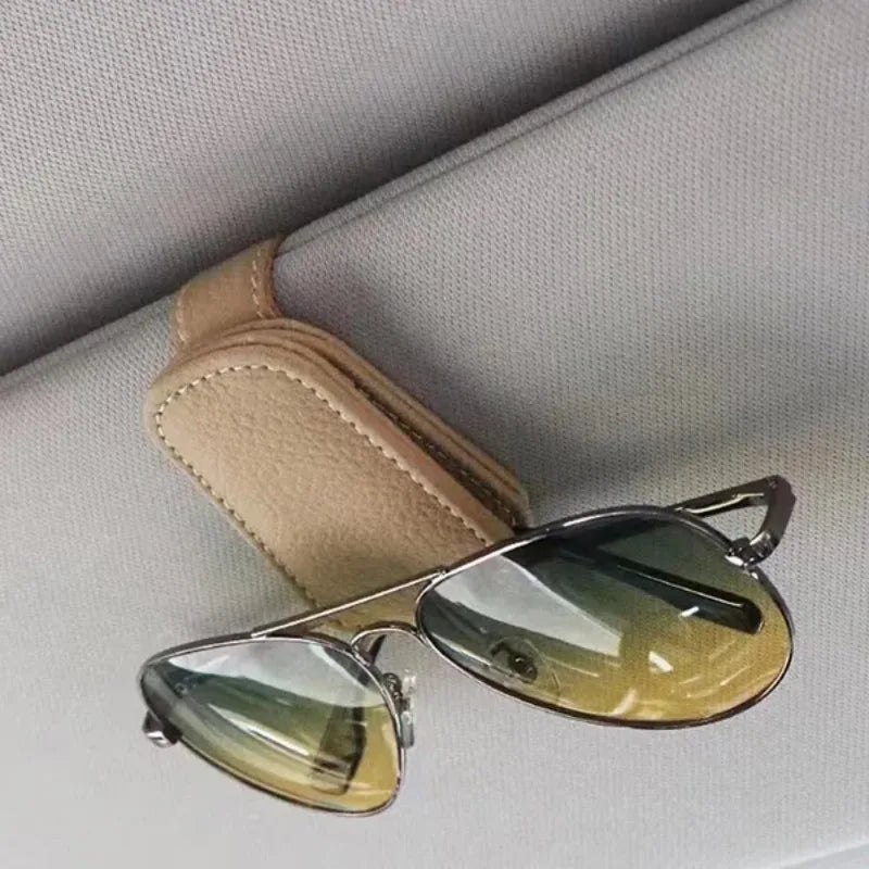 Magnetic Car Sun Visor Glasses Holder – Secure Sunglasses Clip