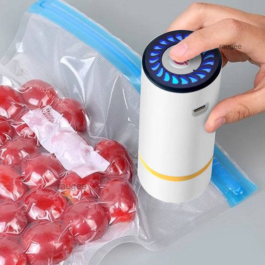 Mini Electric Vacuum Food Sealer – Portable Fresh Food Preservation Machine