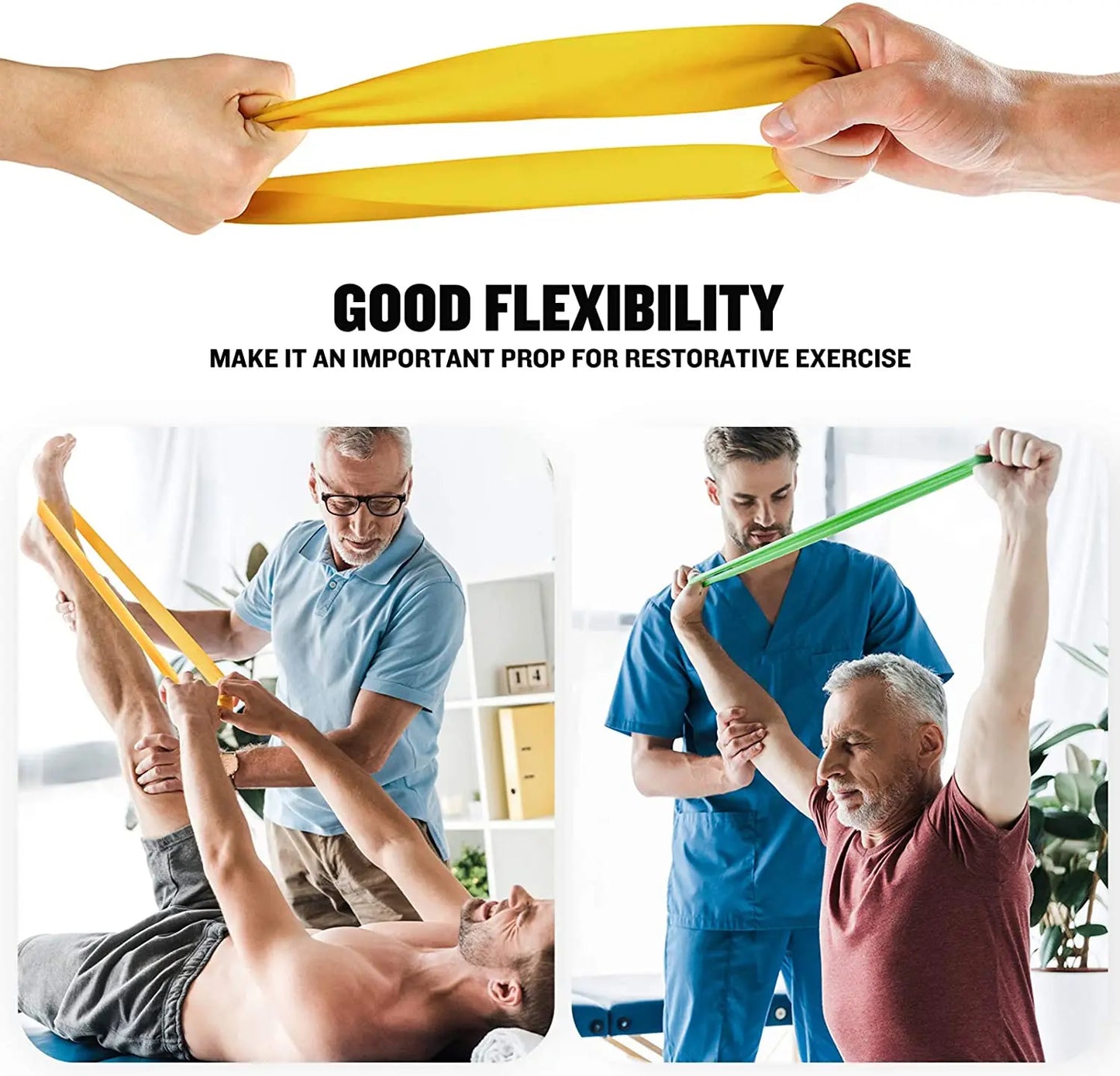 FlexBand™ Resistance Loop Band Set – Home Workout & Strength Training