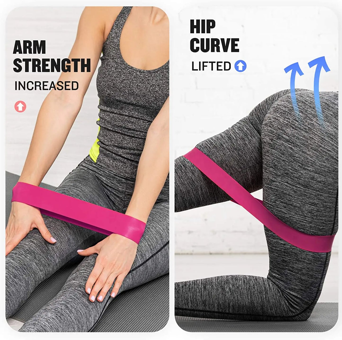 FlexBand™ Resistance Loop Band Set – Home Workout & Strength Training