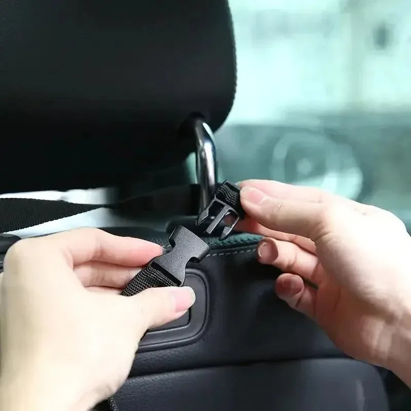 Universal Leakproof Car Trash Can – Portable Hanging Auto Garbage Bin