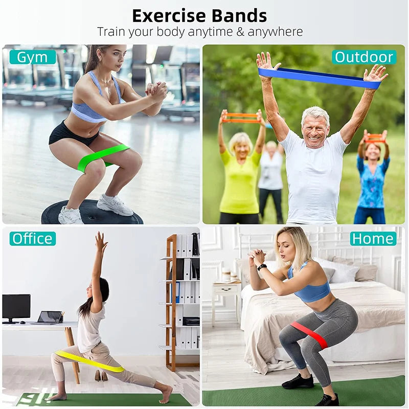 FlexBand™ Resistance Loop Band Set – Home Workout & Strength Training