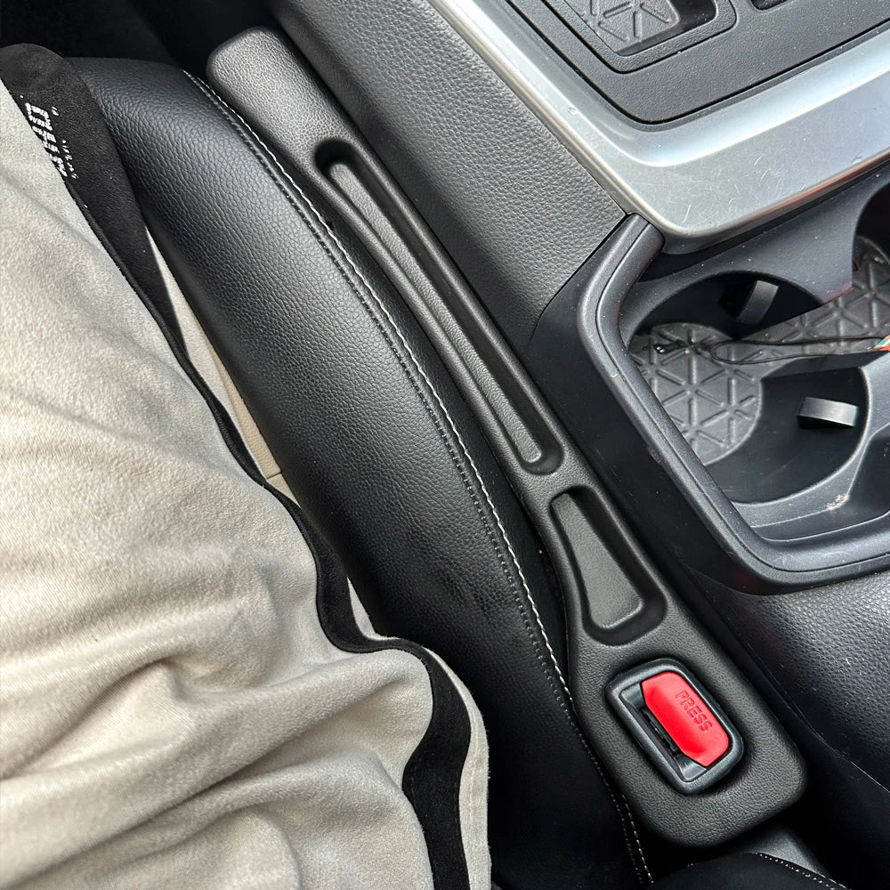 2-Piece Car Seat Gap Organizer – Stop Items from Falling Between Seats
