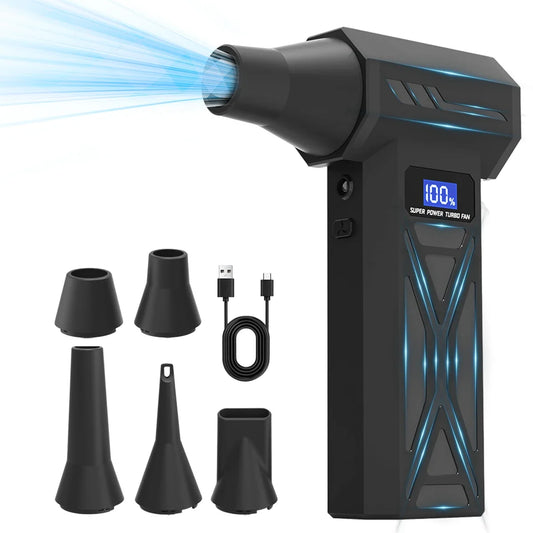 AirBlast Pro™ Rechargeable Electric Air Duster – Cordless High-Power Cleaning Blower for PC, Car & Home