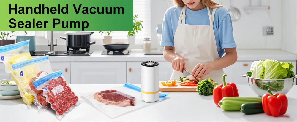 Mini Electric Vacuum Food Sealer – Portable Fresh Food Preservation Machine