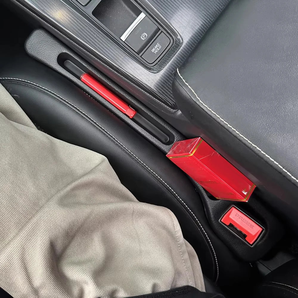 2-Piece Car Seat Gap Organizer – Stop Items from Falling Between Seats