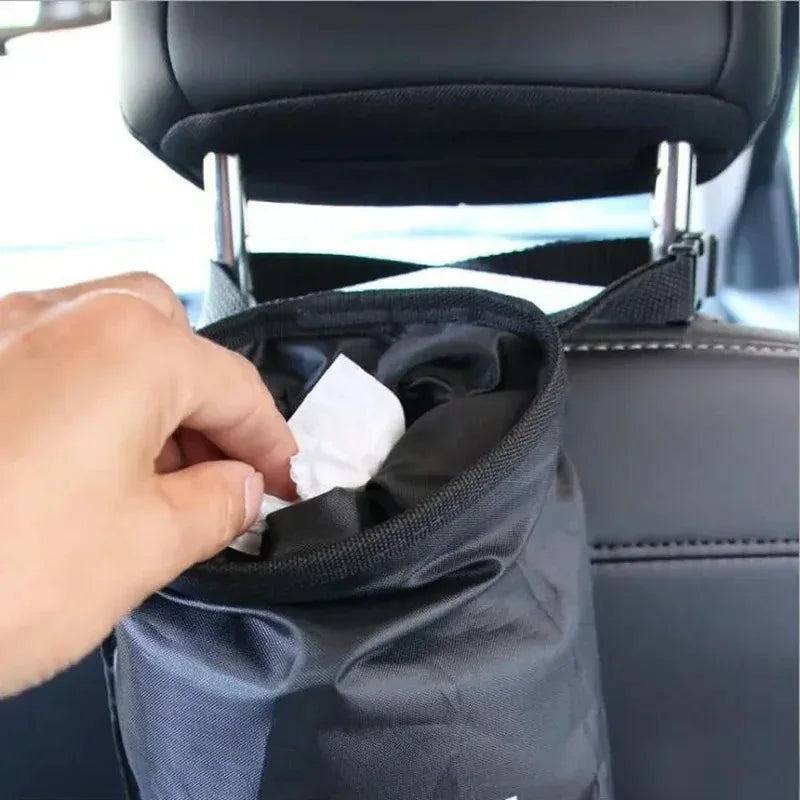 Universal Leakproof Car Trash Can – Portable Hanging Auto Garbage Bin