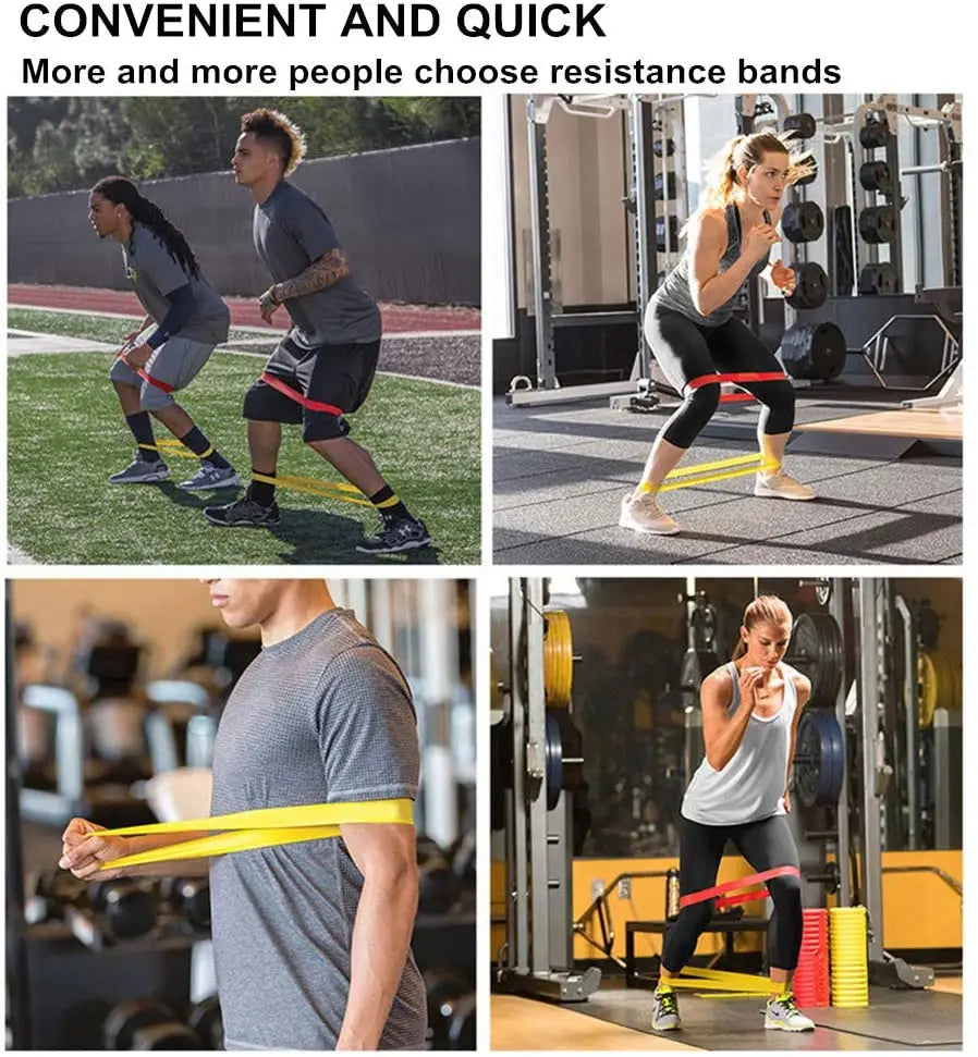 FlexBand™ Resistance Loop Band Set – Home Workout & Strength Training