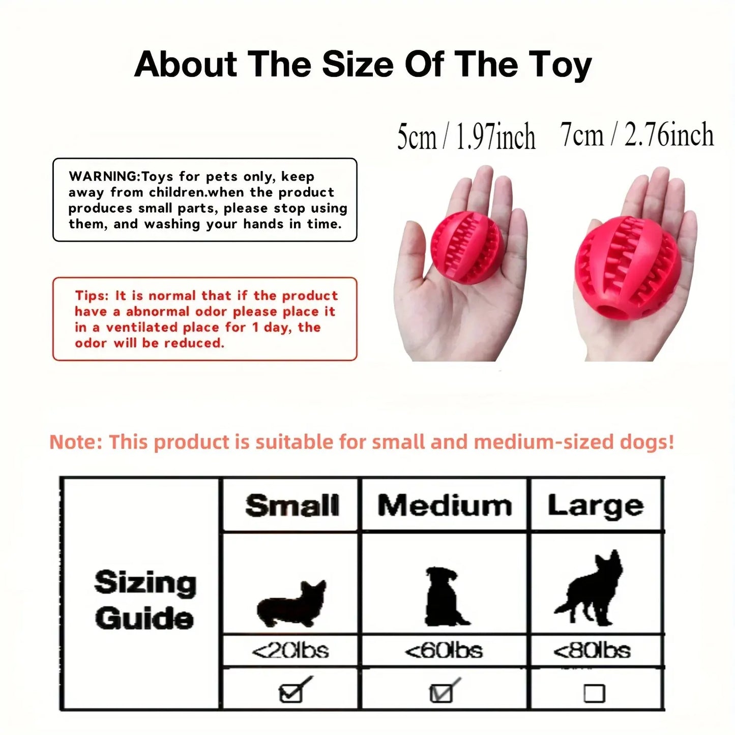 Dental Chew Ball for Dogs – Interactive Treat & Teeth Cleaning Toy