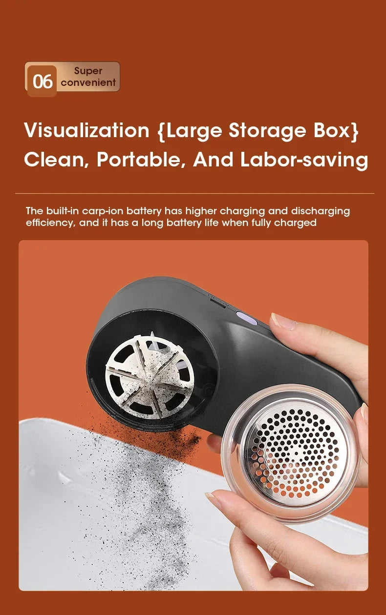Rechargeable Electric Fabric Shaver & Lint Remover
