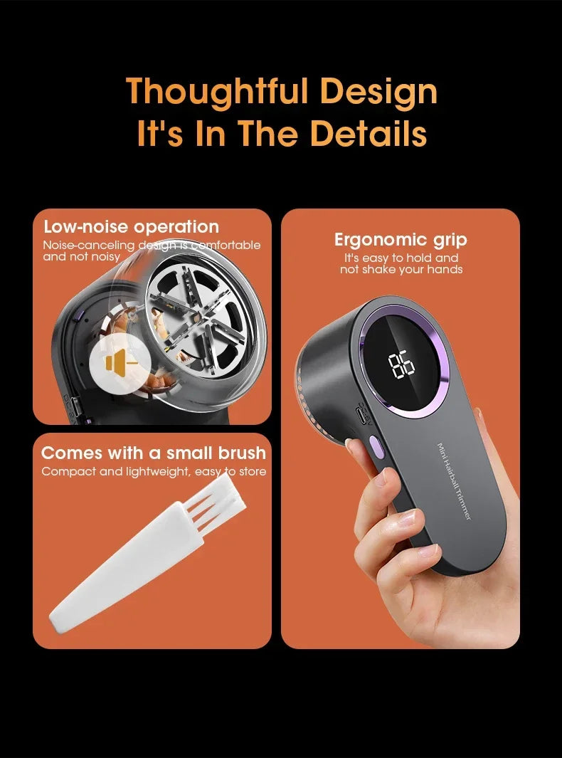 Rechargeable Electric Fabric Shaver & Lint Remover