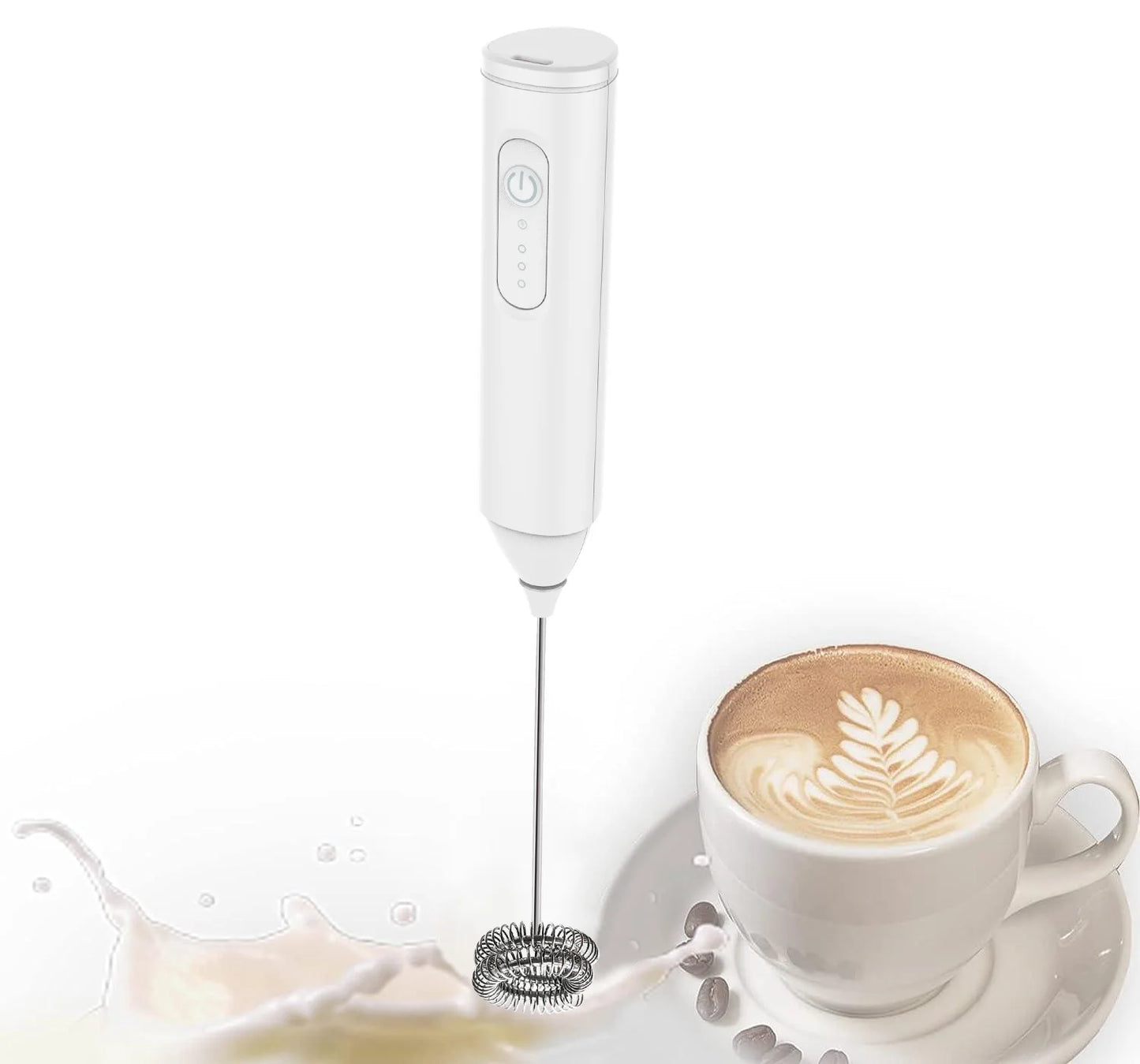FoamPro™ Electric Milk Frother – USB Rechargeable Coffee & Matcha Mixer
