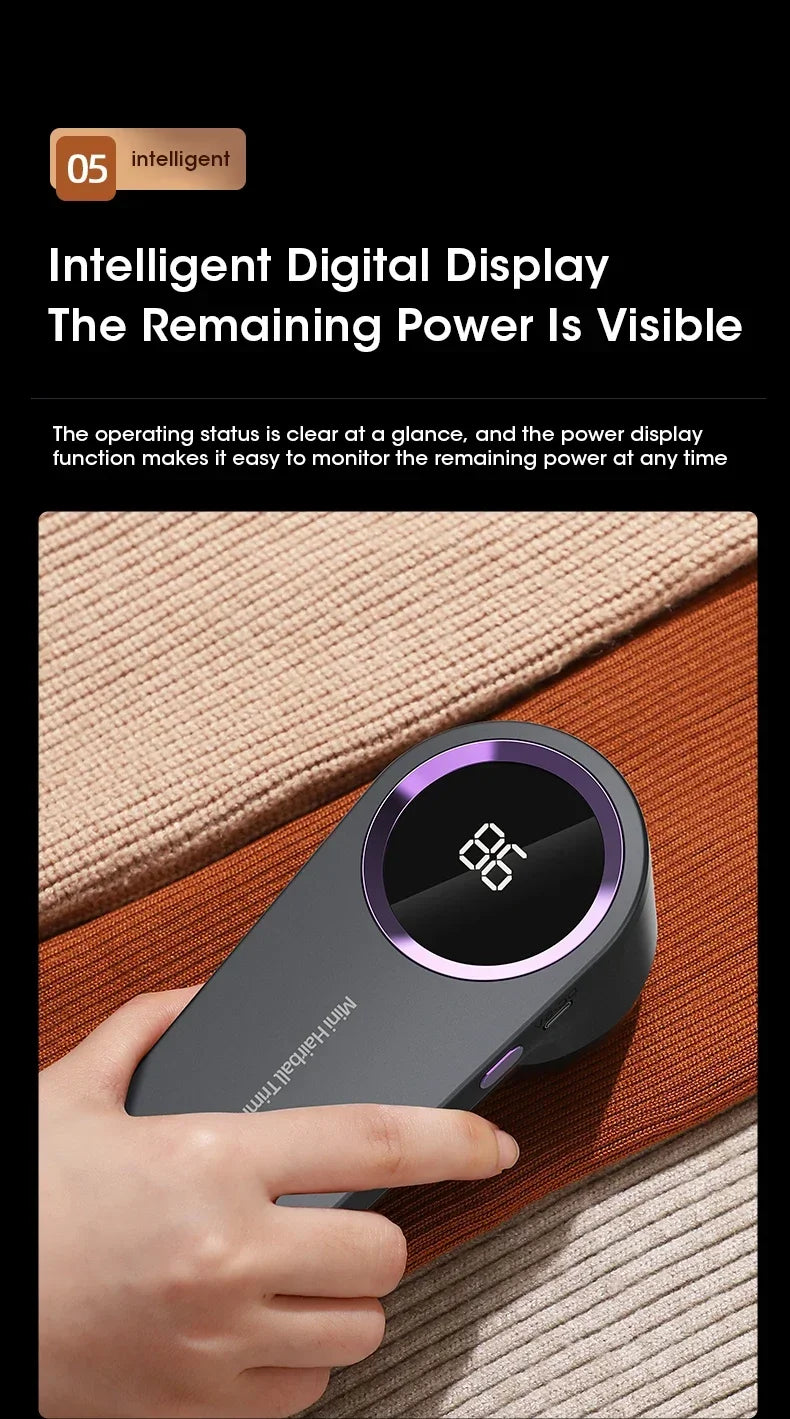 Rechargeable Electric Fabric Shaver & Lint Remover